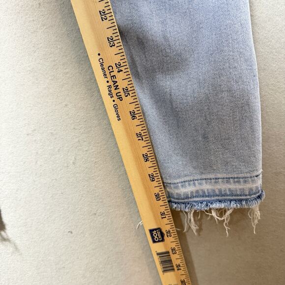 Cotton Citizen Split Skinny Leg Light Wash Button Fly Women’s Size 24 - Picture 10 of 10